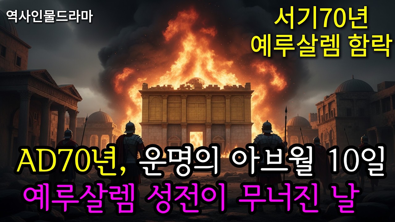 AD70년 예루살렘 함락 - 586년전과 같은 날 예루살렘 성전이 무너졌다
