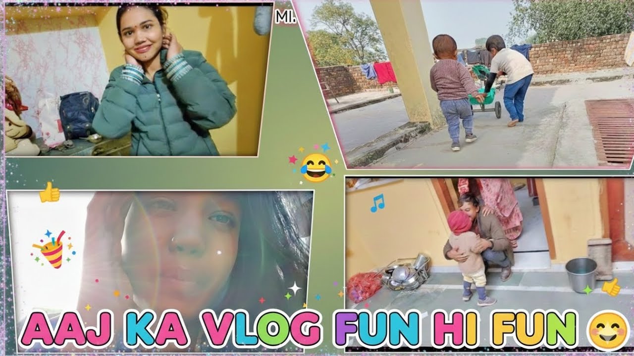 Aaj To Bahut Zyada Fun Ho Gaya 🤣 | Gaon Ka Majedaar Vlog  #funvlog 