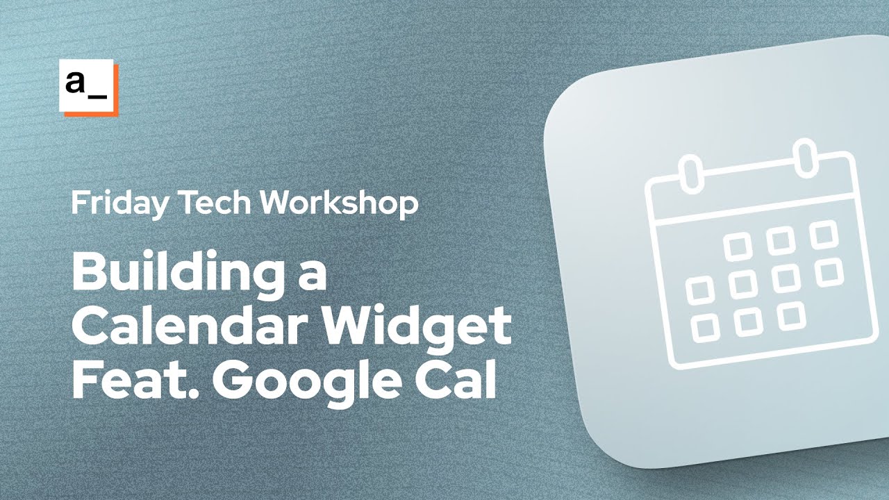 [FTW] Создание виджета календаря с использованием FullCalendar.js и API Google Calendar 🗓️
