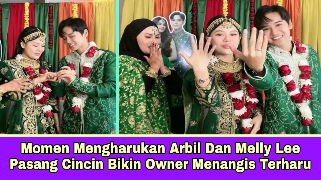 Momen Mengharukan Arbil Dan Melly Lee Pasang Cincin Bikin Owner Menangis Terharu