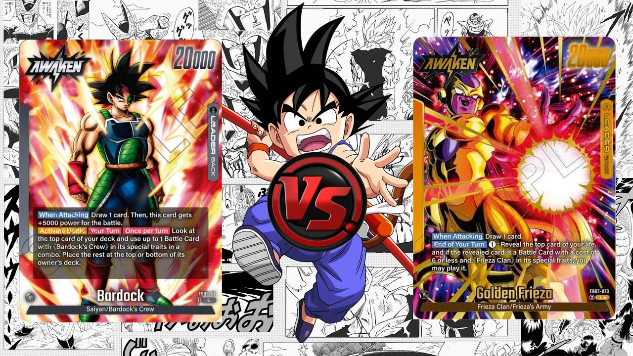 BARDOCK VS GOLDEN FRIEZA FUSION WORLD