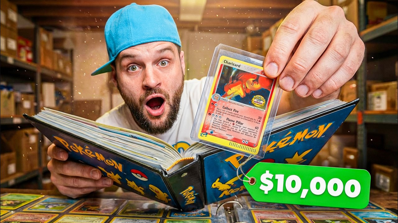 I Purchased A $10,000 Vintage Pokemon Binder From 2002