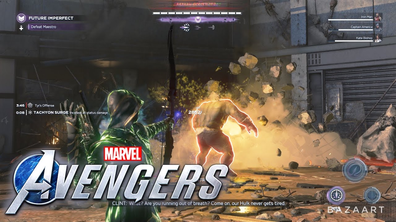 Hawkeye vs Maestro With Ronin MCU Outfit - Marvel's Avengers Game (HD60FPS)