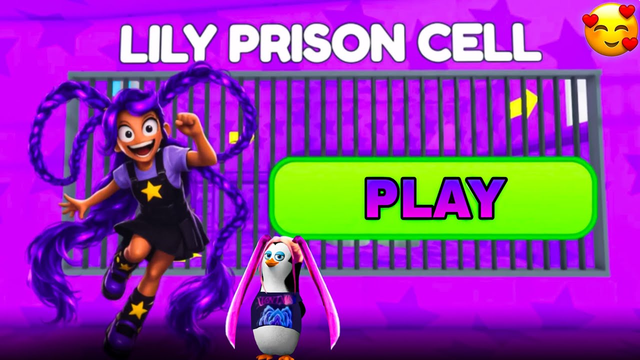💜LILY LOVE BRAIDS PRISON RUN! (Obby) Roblox Walkthrough Full Gameplay #roblox #scaryobby 