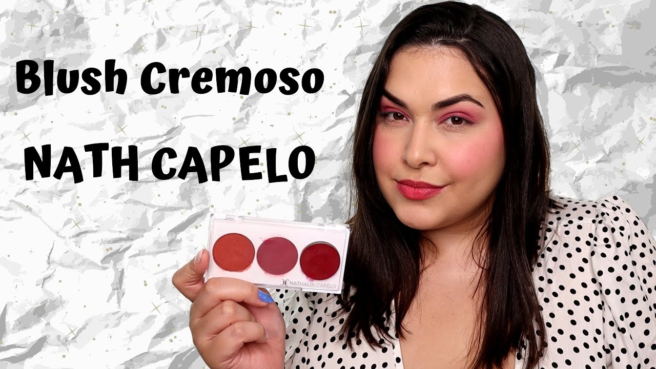 Paleta de Blush Cremoso LIP & CHEEK  NATH CAPELO + Comparação LFPro