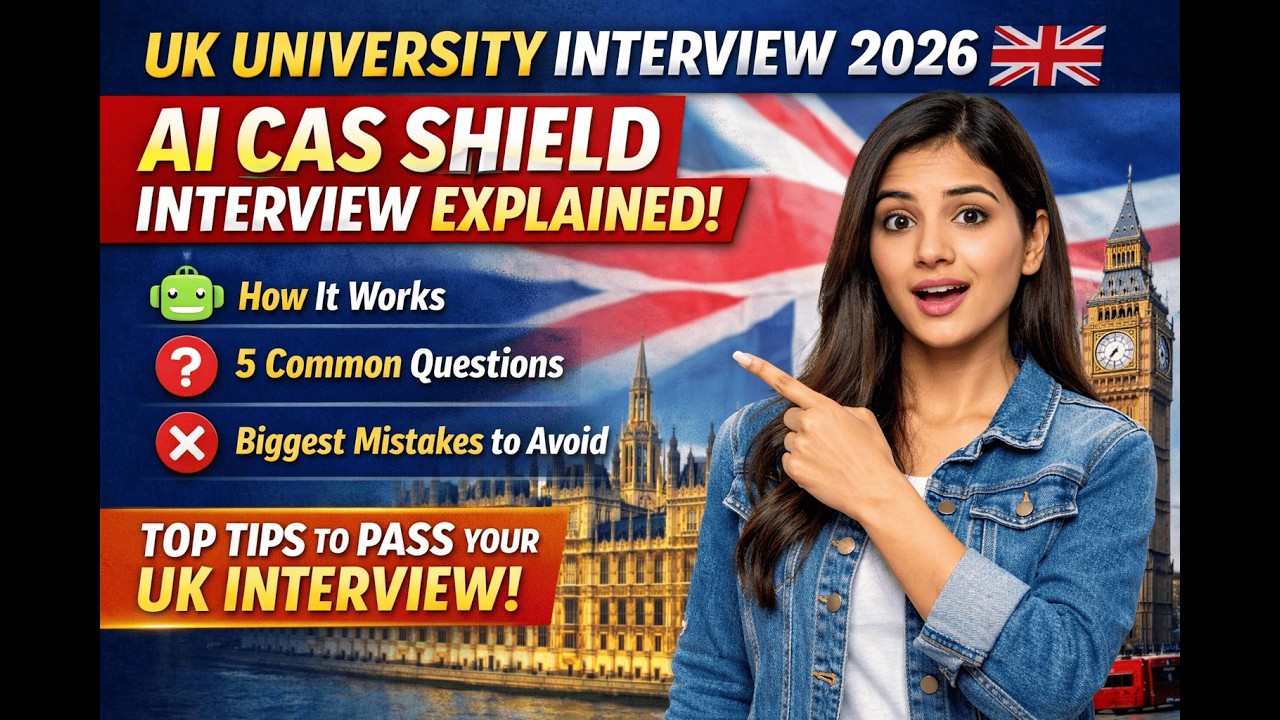 UK University Interview 2026 | AI CAS Shield Interview Explained | 5 Questions & Preparation Tips