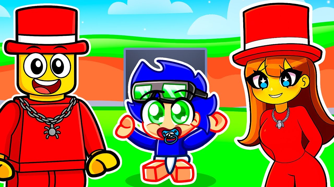 ADOPTADO por una FAMILIA de STEAL A BRAINROT! (Roba un Brainrot)