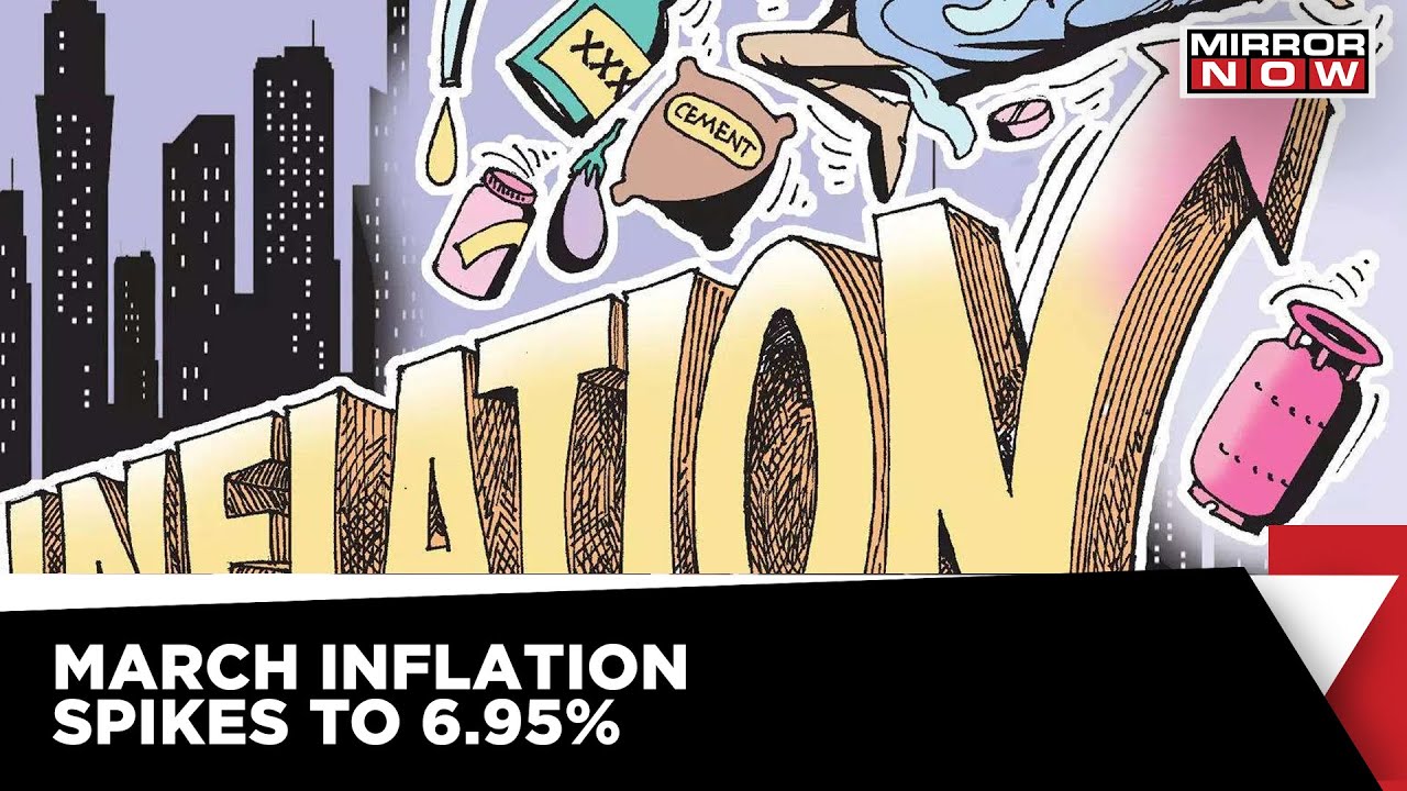 Inflation Rate In India Spikes To 6.95% In March | English News | Latest News Updates