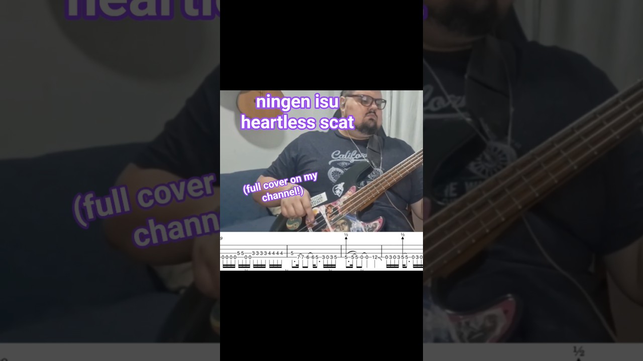 ningen isu | heartless scat #ningenisu #bass #heartlessscat #metal