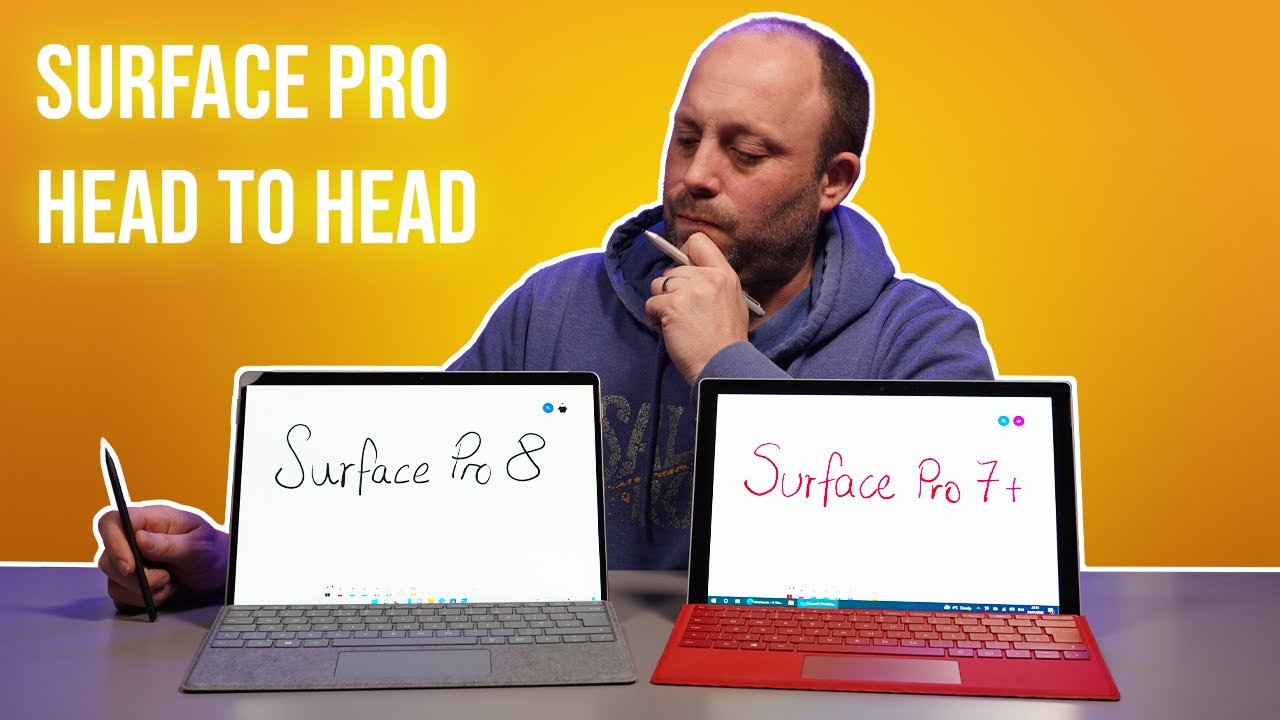 Surface Pro 8 vs Surface Pro 7+