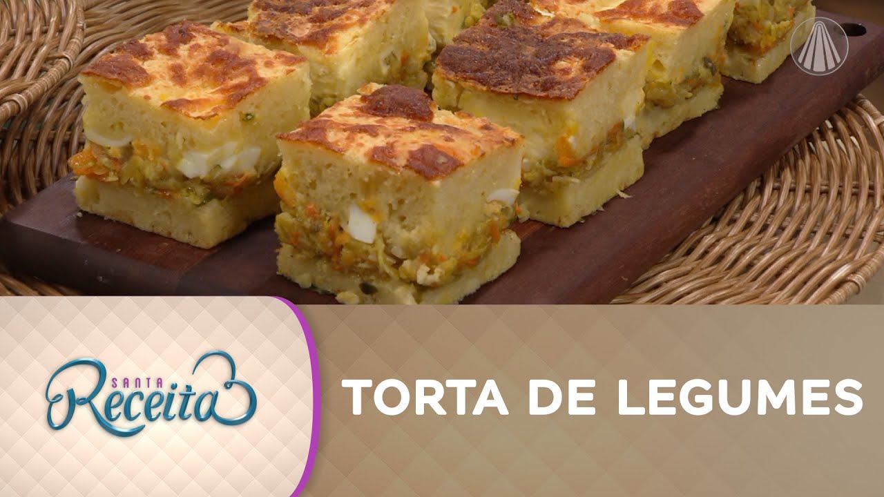 Torta de legumes de liquidificador | RECEITA VEGETARIANA