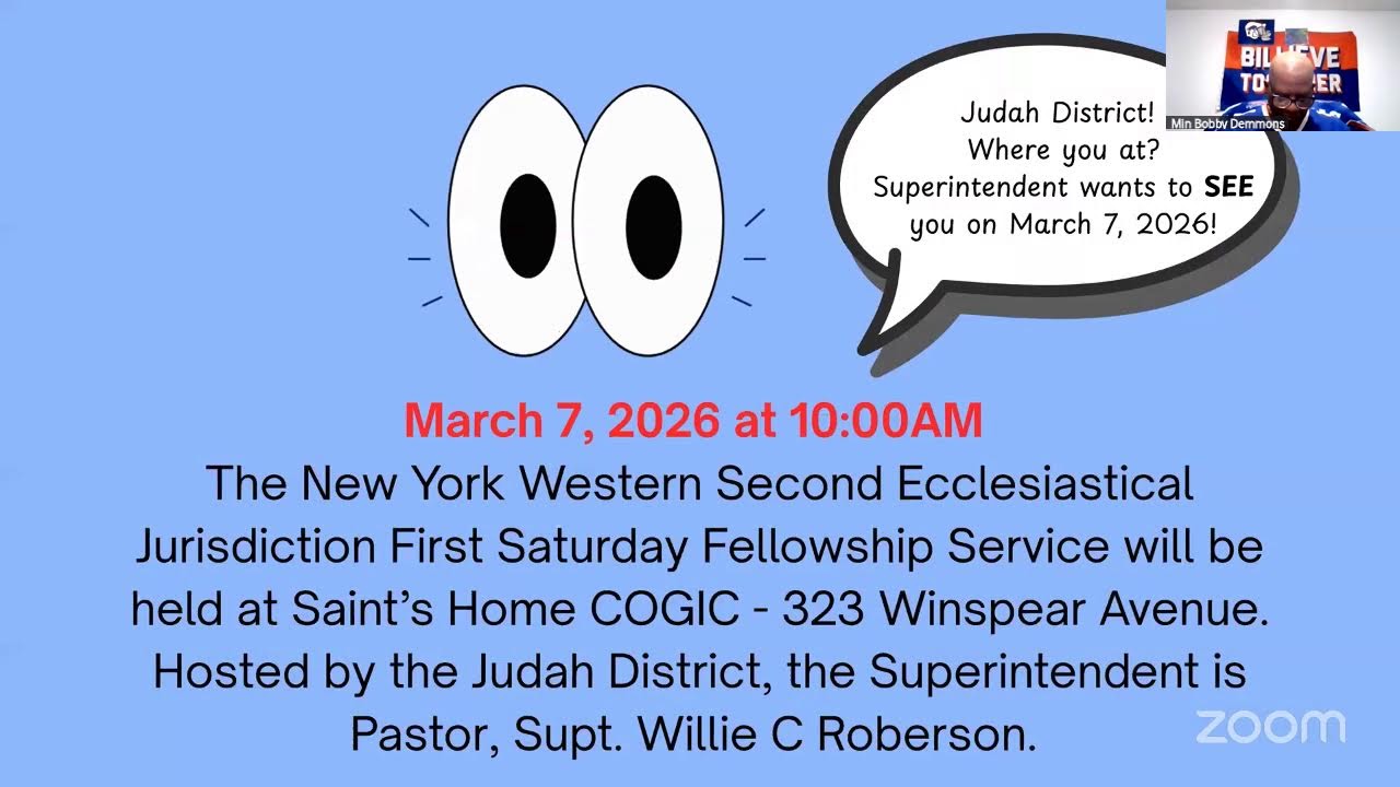 LESSON 2 - SIMPLE FAITH | 3.6.2026 | Sunday School | Saint's Home COGIC