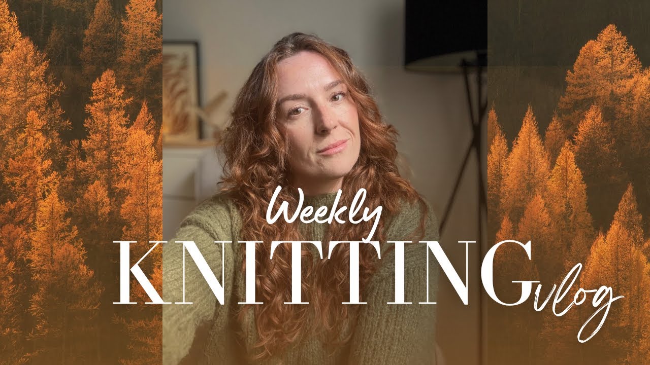 Weekly vlog: życie, druty i mała katastrofa w kuchni | knitting vlog #41 #nocnadziewiarka