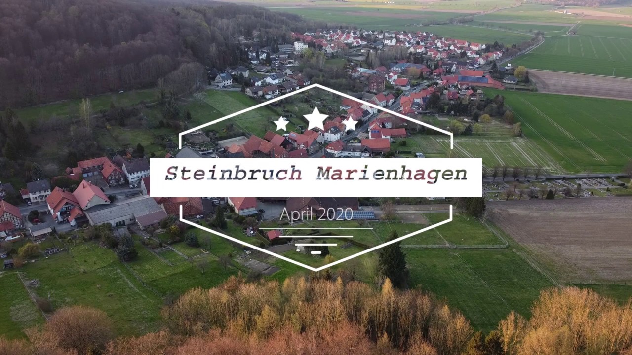 Der Steinbruch (Bruch 1) in Marienhagen von Oben