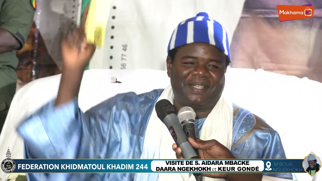 Discours Serigne Aidara Mbacké :Tourné Nationale au niveau de CAMPAMENT NGEKHOKH et KEUR GONDÉ