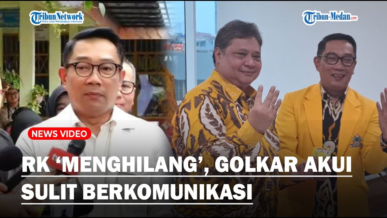 GOLKAR SULIT Hubungi Ridwan Kamil Usai Rumah Digeledah KPK : Kami Belum Bisa Komunikasi