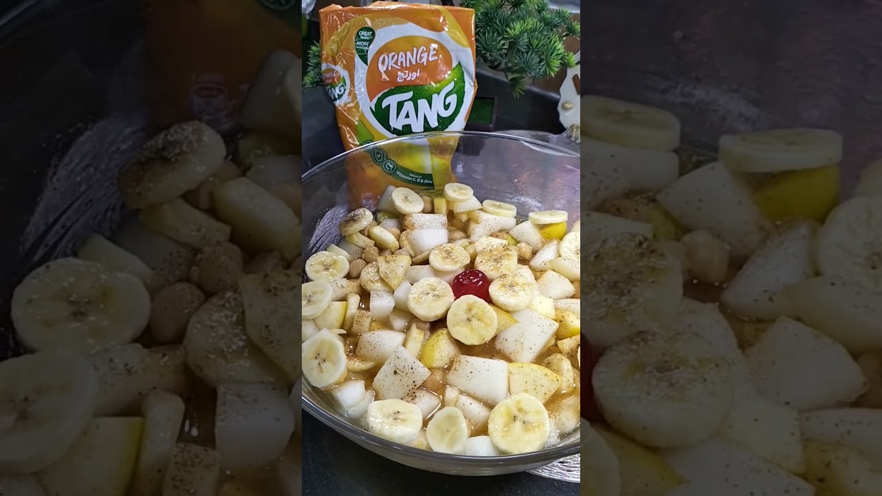 Put 2 Tbsp Orange Tang And Make Delicious Fruit Chaat|@al-rahmanfoods8097#shorts#short#food