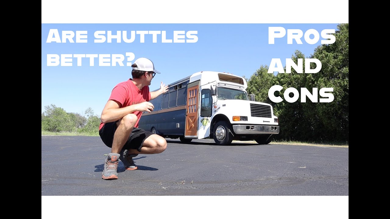 Why We Bought a Shuttle Bus and NOT A School Bus For Our Bus Conversion-Ep. 48