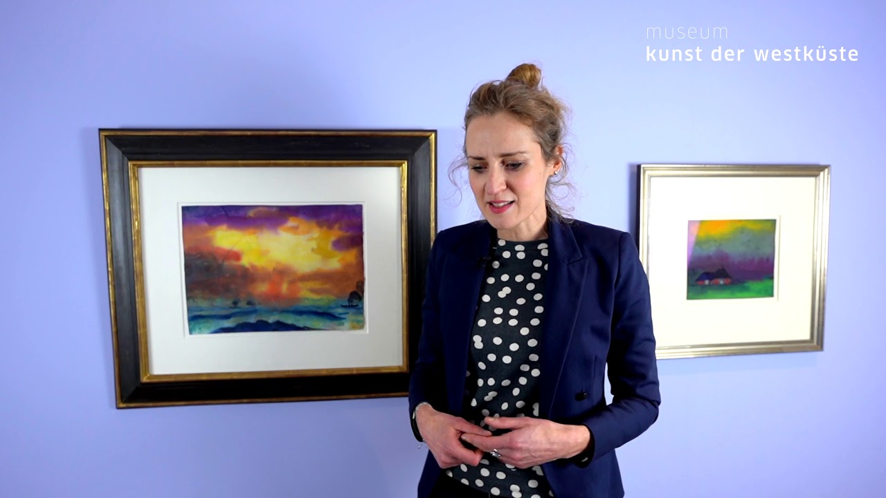 MKdW-Highlight: Emil Nolde, Dampfer auf dem Meer / Meer im Abendlicht, 1930