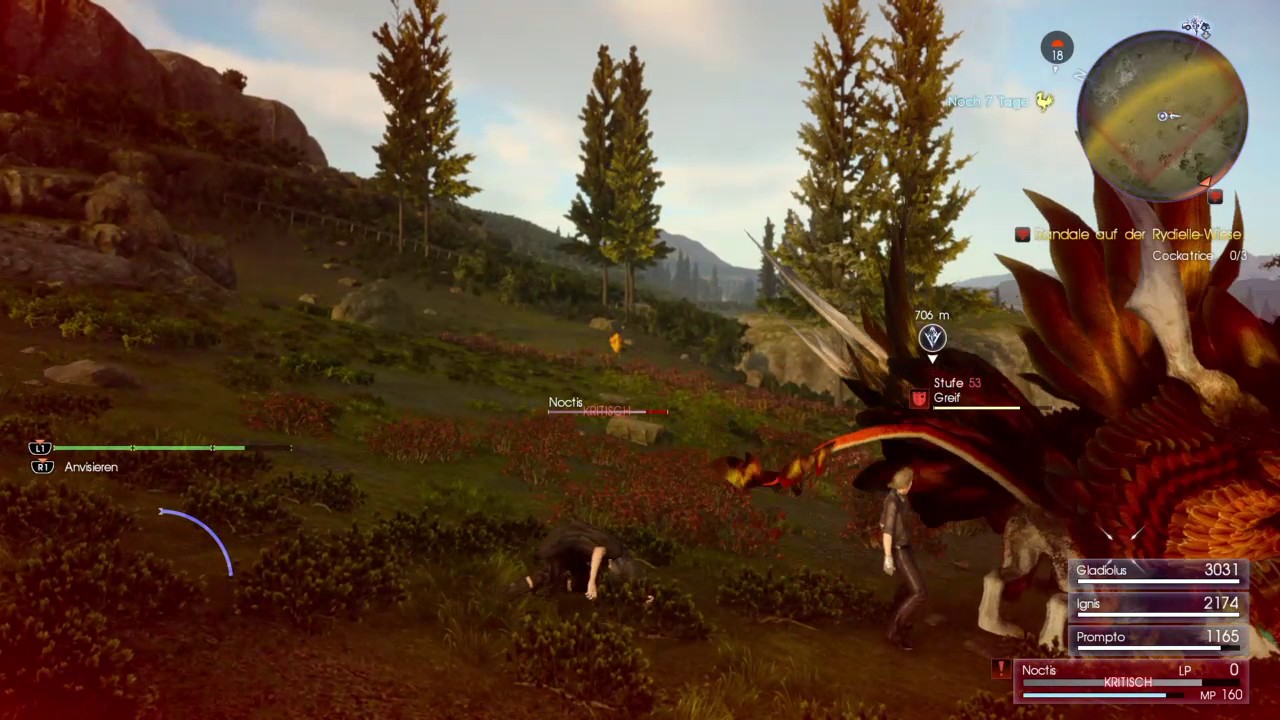 FINAL FANTASY XV Greifen erlegen