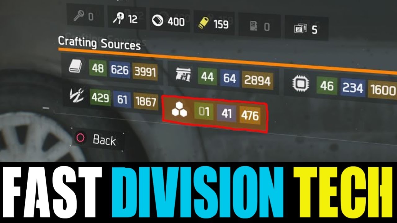 THE DIVISION GLITCH - HOW TO GET UNLIMITED DIVISION TECH! (FASTEST WAY TO GET DIVISION TECH)
