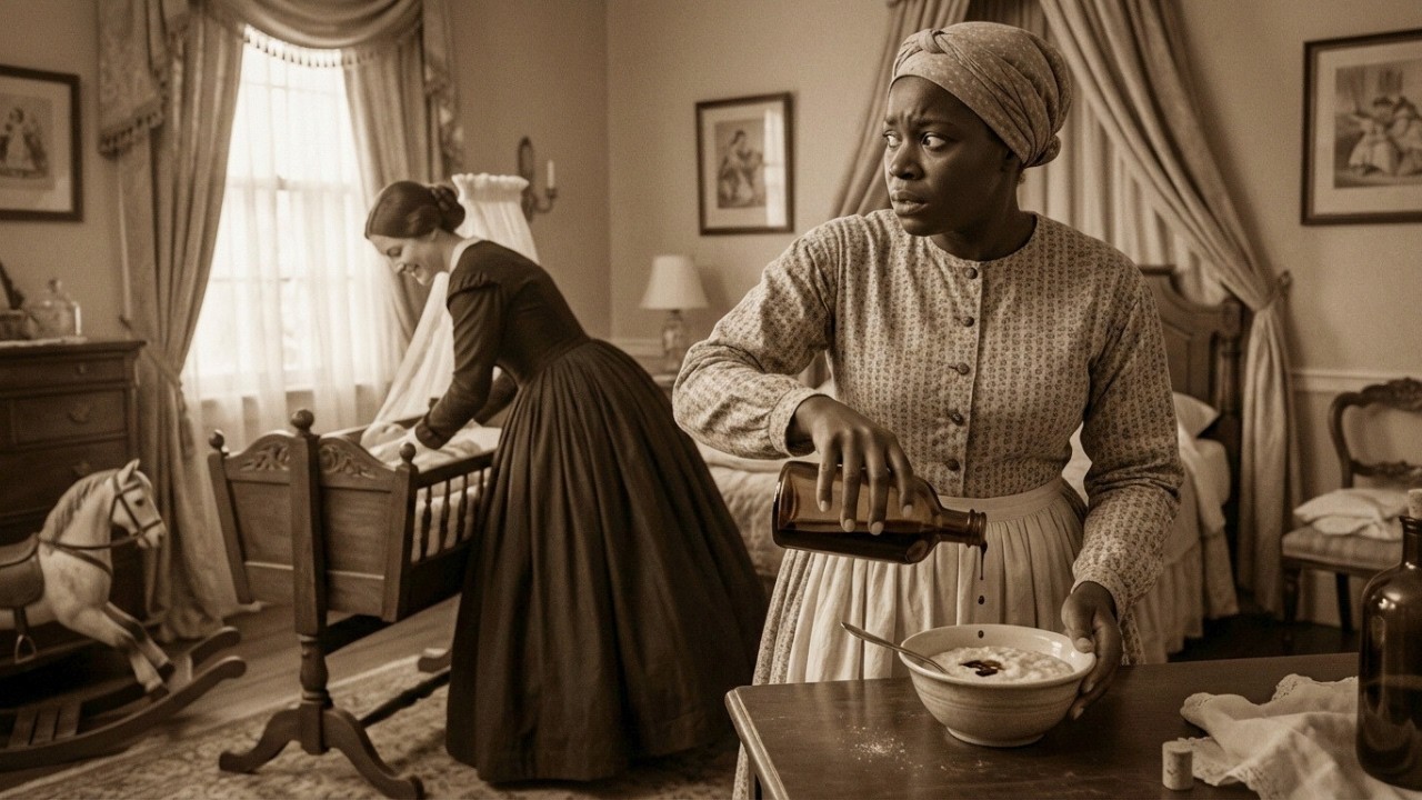 THE WET NURSE SLAVE who sweetened the Baby's Porridge with FOXGLOVE Syrup: The Stopped Heart!