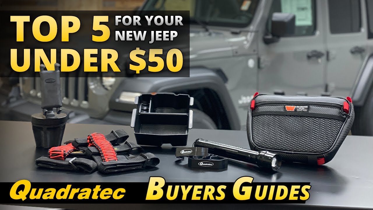 Top 5 Best Storage and Organization Products Under $50 for Jeep Wrangler JL & Gladiator JT