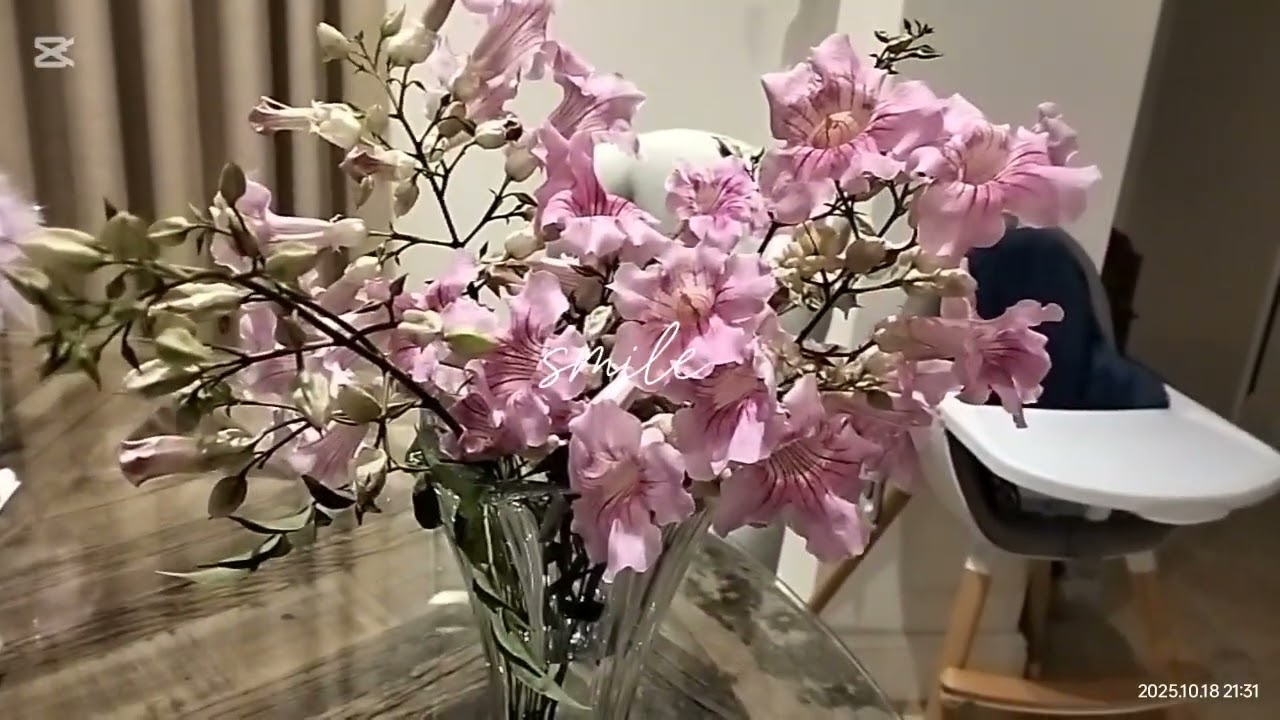 PINK PINK FLOWER BE LIKED // SMILE