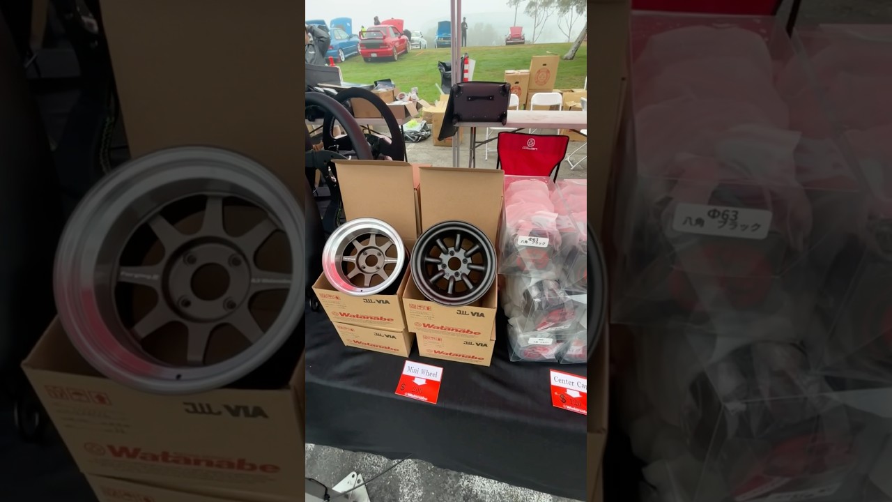 JCCS 2024 featuring the new RS Watanabe wheel the RS8R #japan #losangeles #car