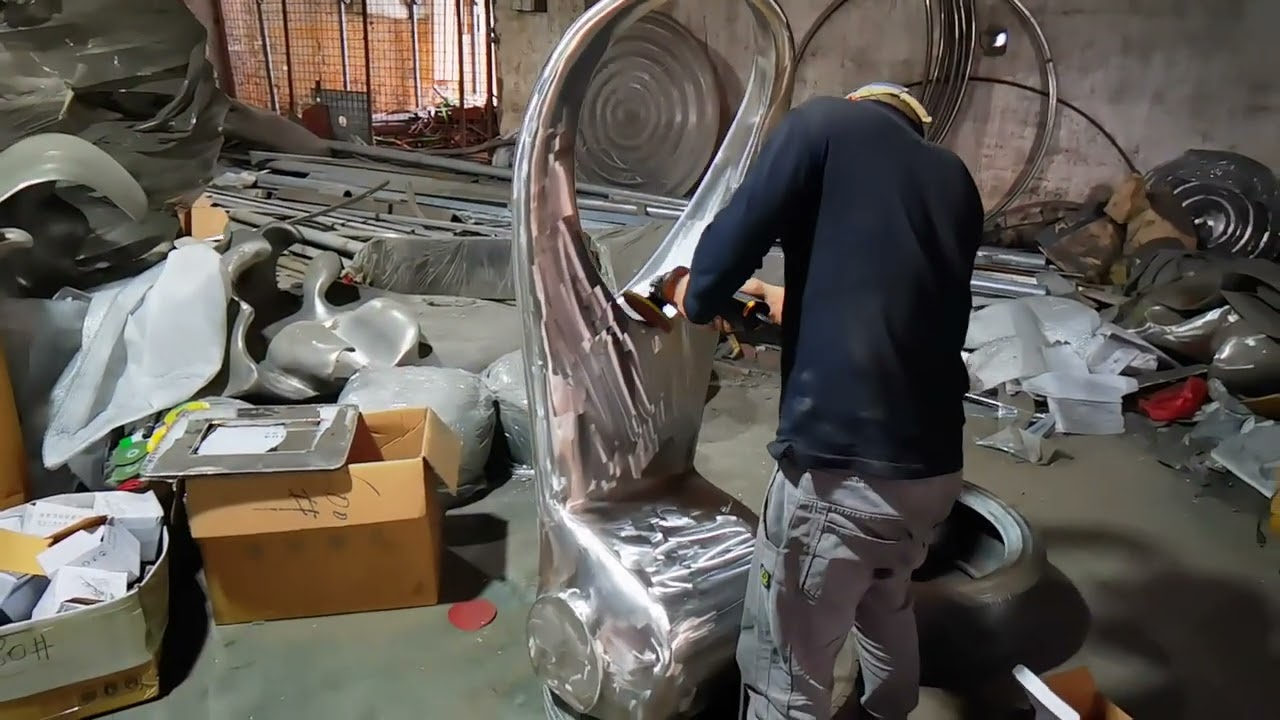How to mirror polishing a stainless steel sculpture review?