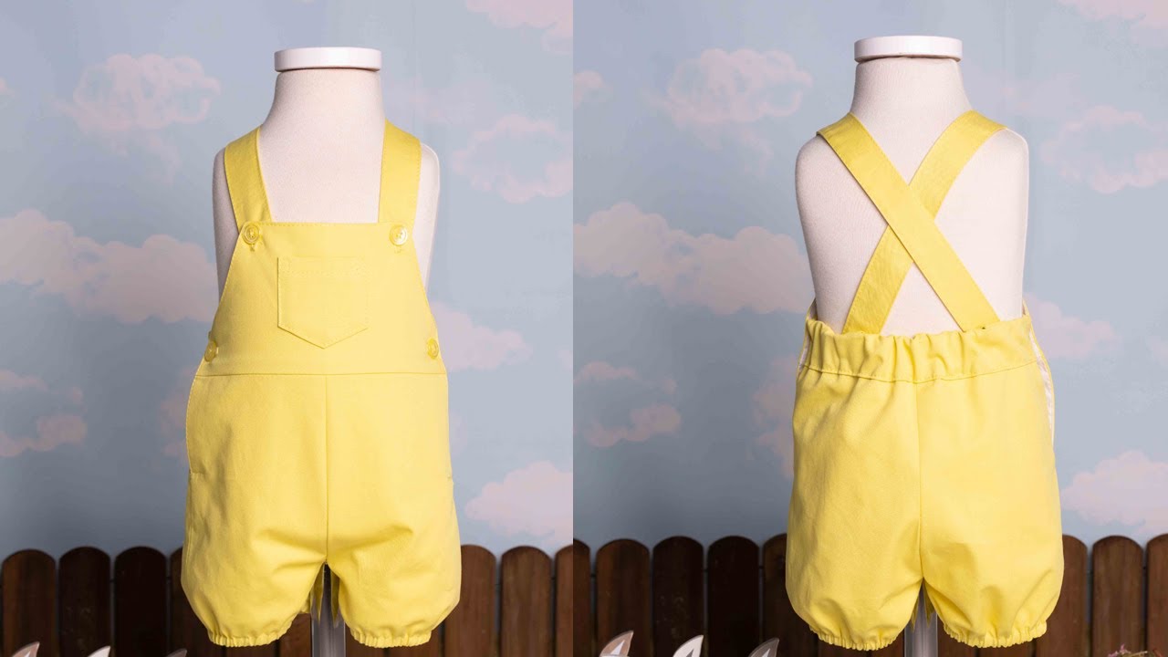 Peto amarillo. REVISTA PATRONES INFANTILES nº 16