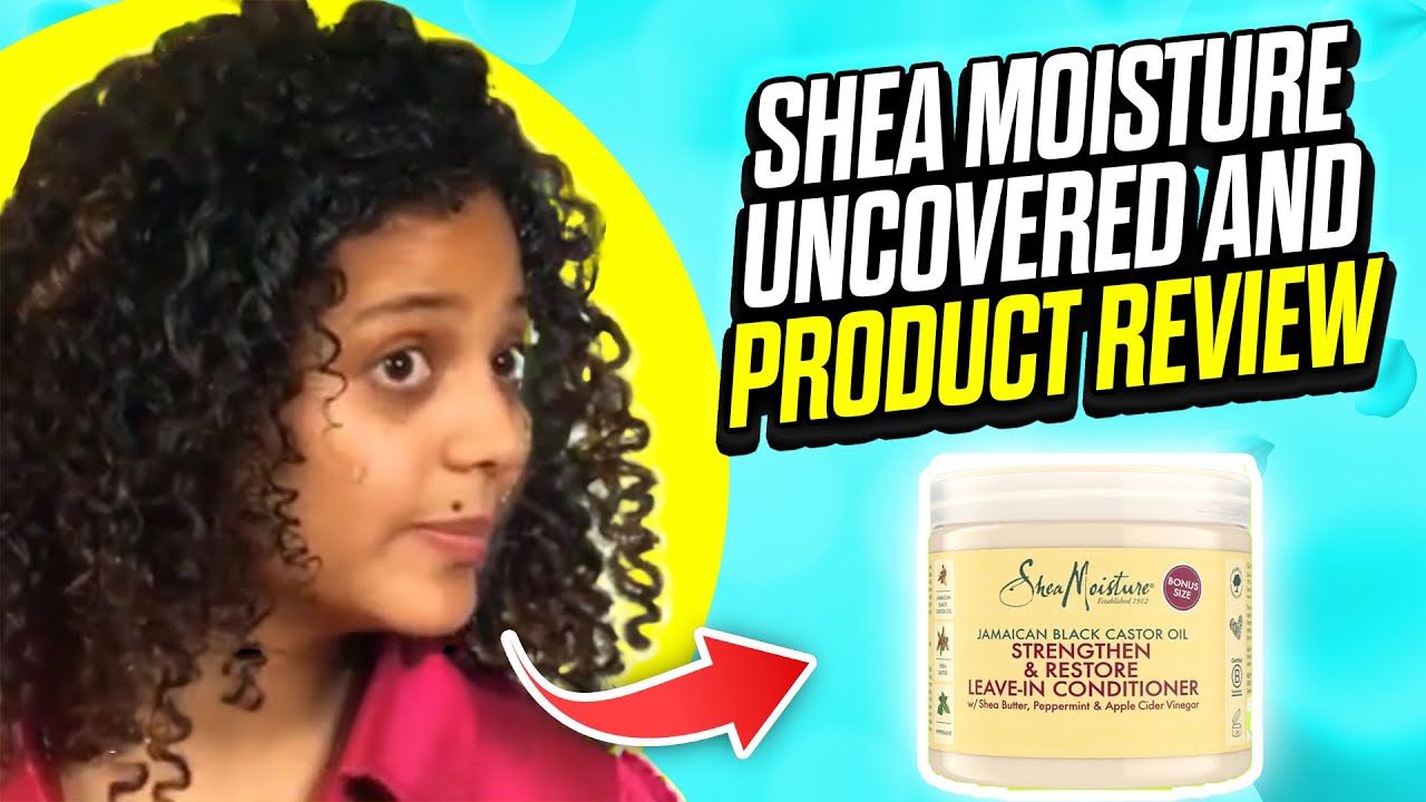 How to use Shea Moisture Leave in Conditioner For Curly Hair | Honest Review Black Castor Oil