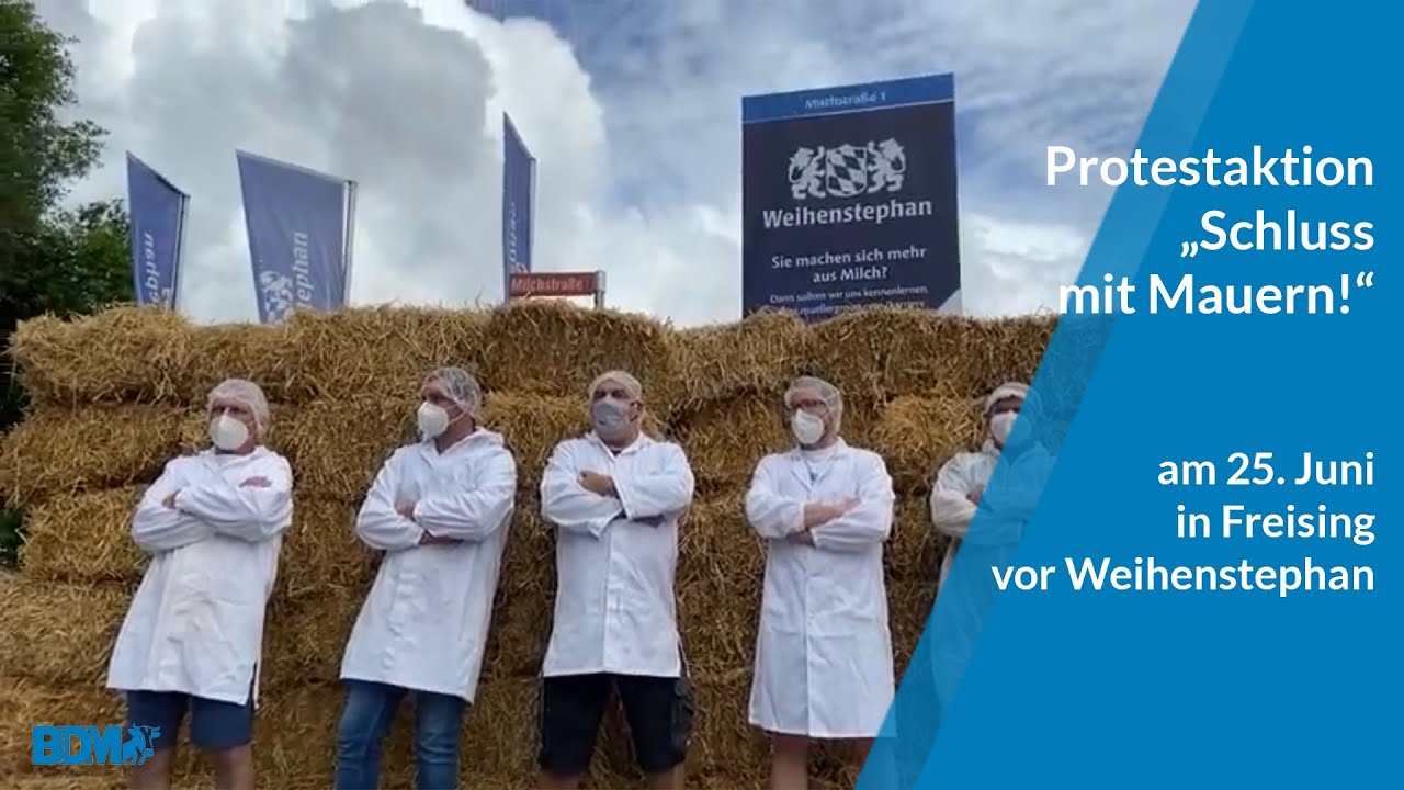Protestaktion „Schluss mit Mauern!