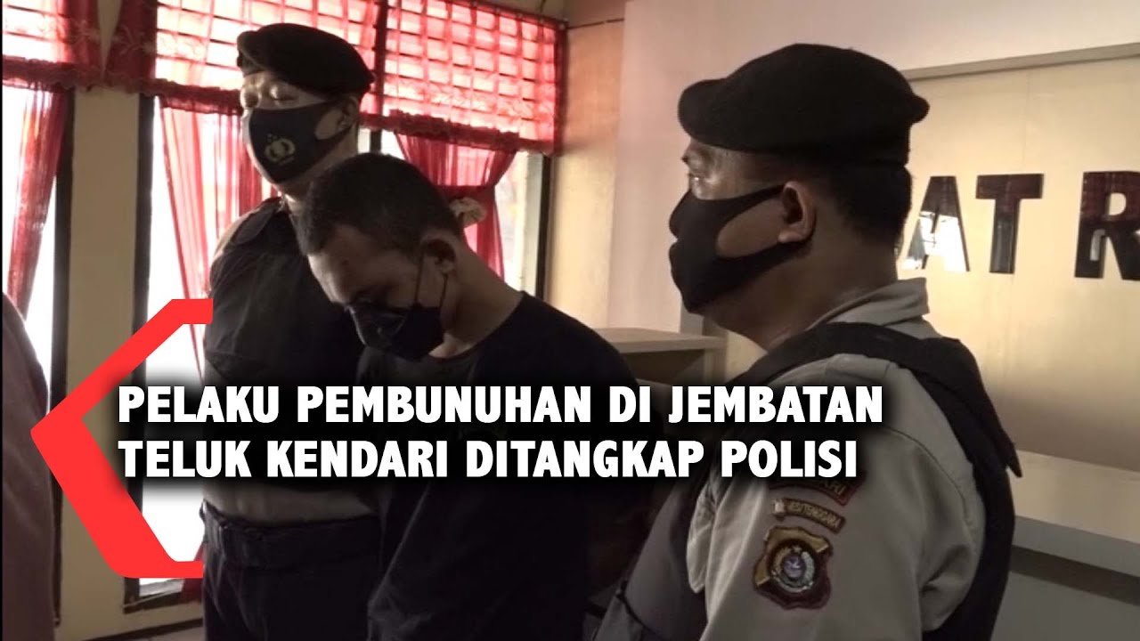 Pelaku Pembunuhan di Jembatan Teluk Kendari Ditangkap Polisi