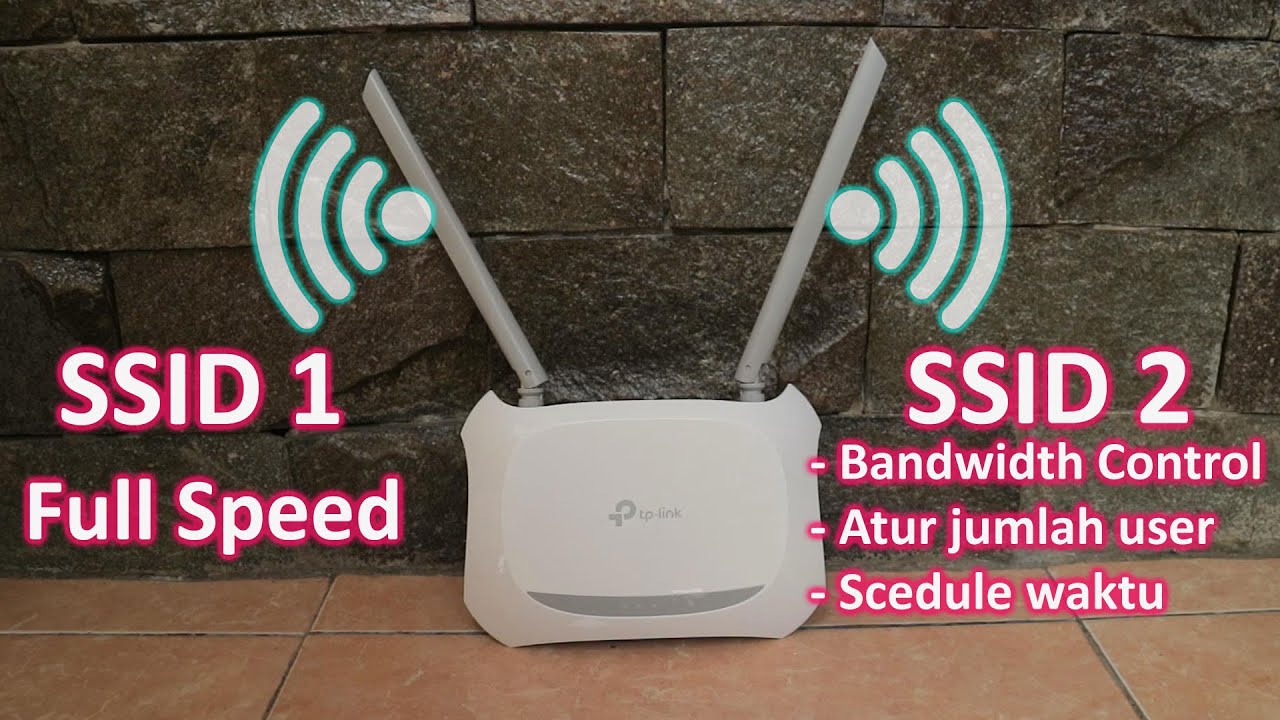 Cara Setting 2 SSID Di Router WR840N | Membuat  2 Nama Wifi Dalam Satu Router WR840N