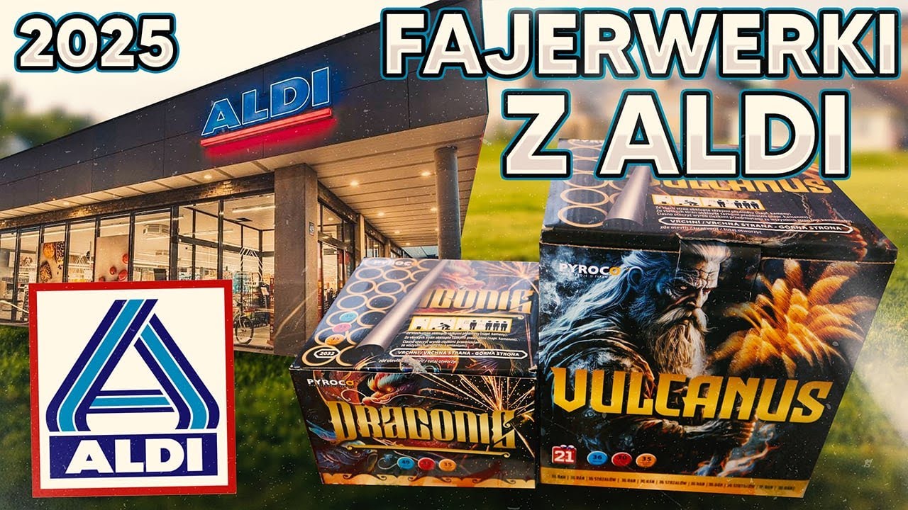 Testuje fajerwerki z ALDI - VULCANUS oraz DRACONIS