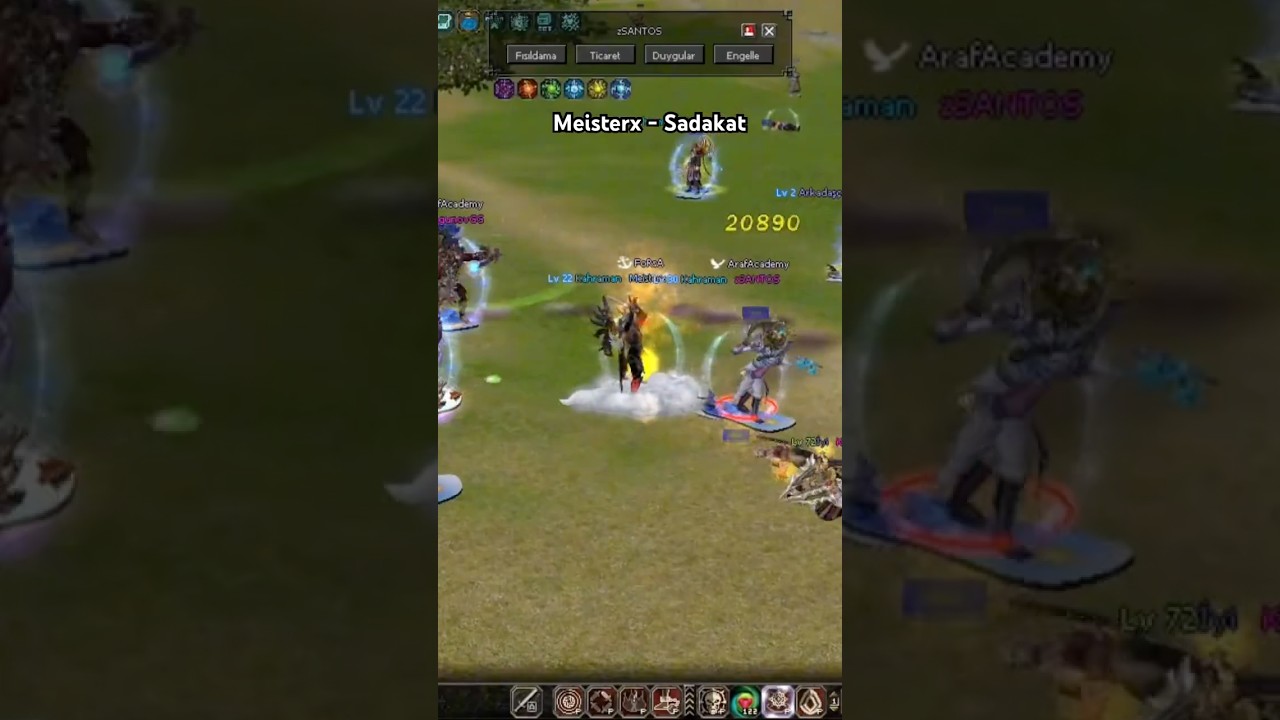 Metin2 SANTOS VE SAZ ARKADAŞLARIDA BECERİ HASARI İLE TANIŞIYOR #dandanakan #games #metin2
