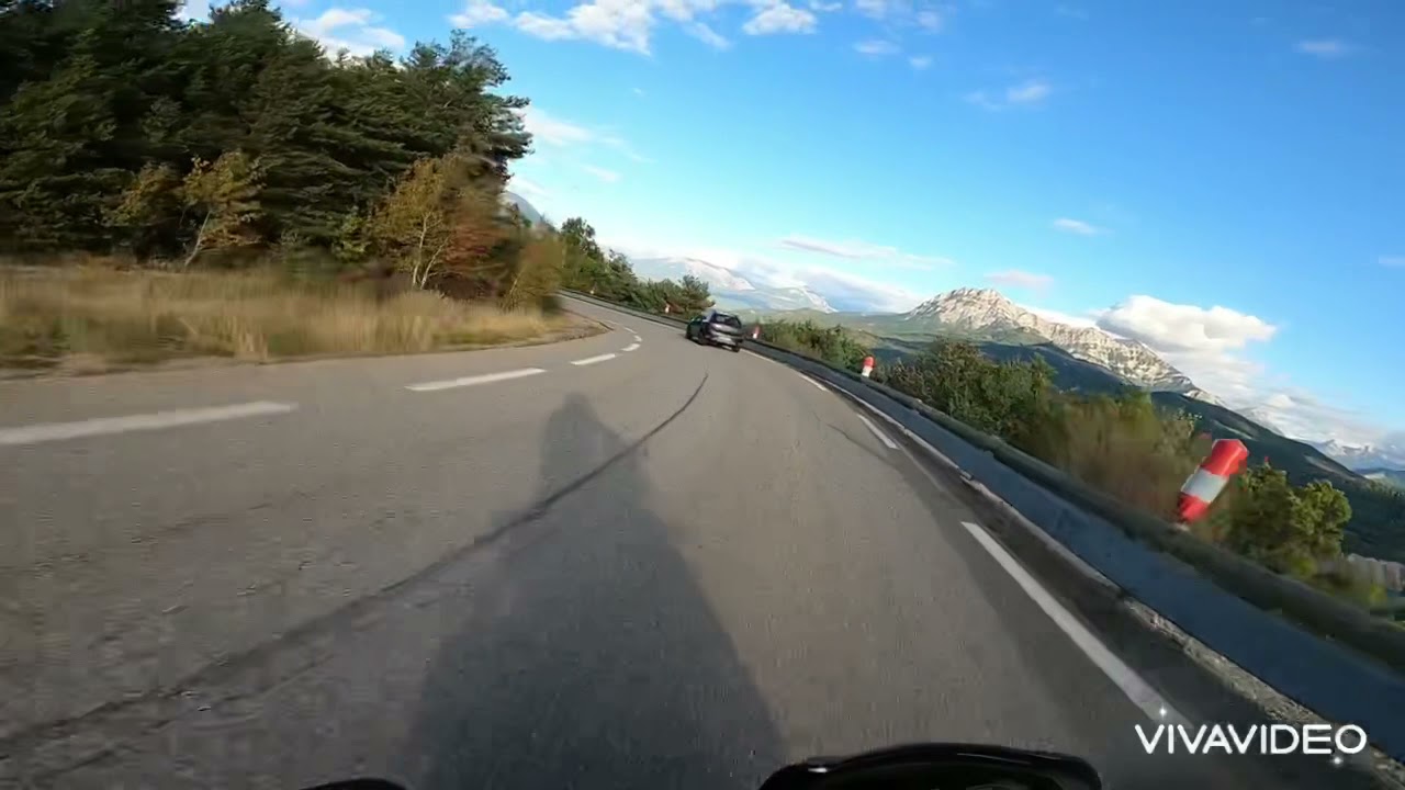 Ballade en street triple 660s A2 « retour au barrage de Serre-Ponçon »