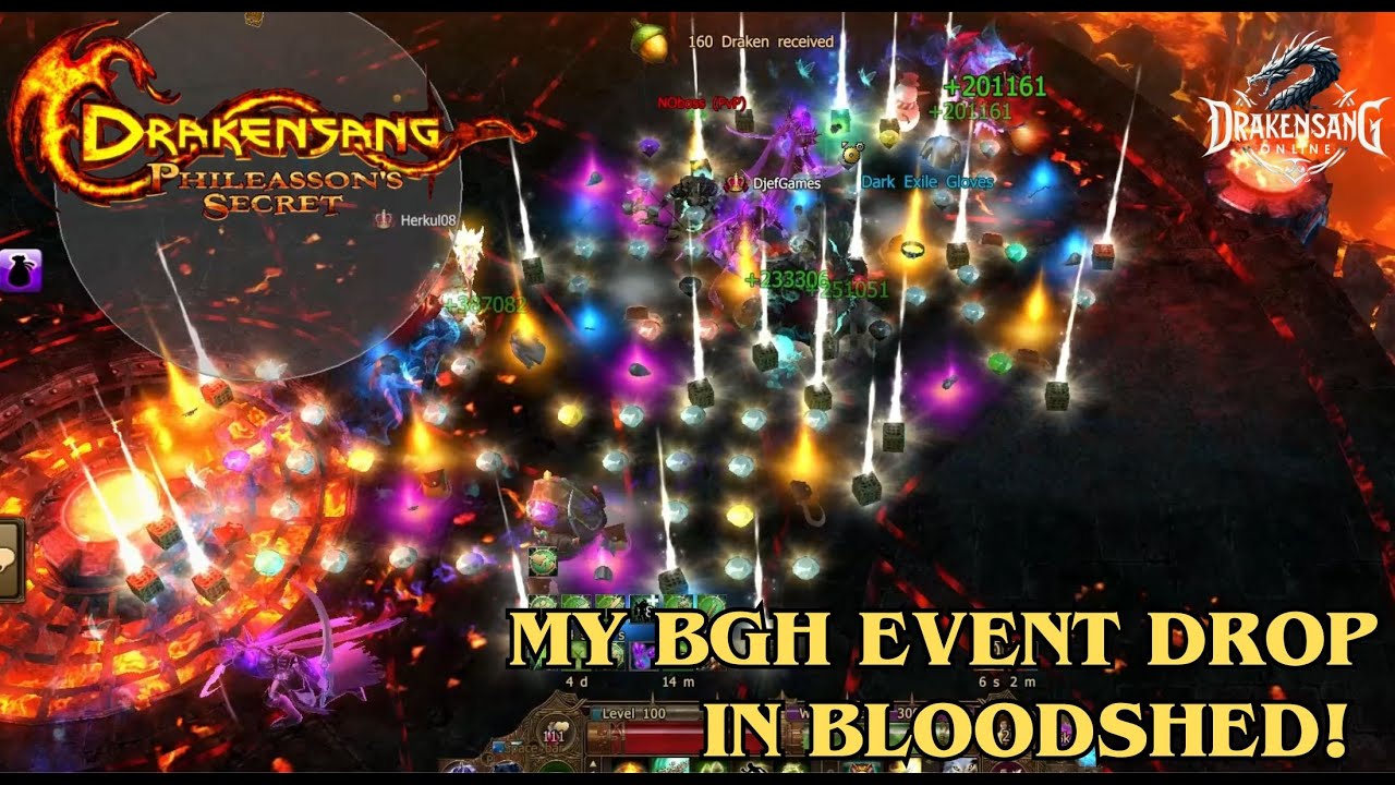 Drakensang Online &ndash; My BGH Event Drop in Bloodshed! (DSO, Ranger)