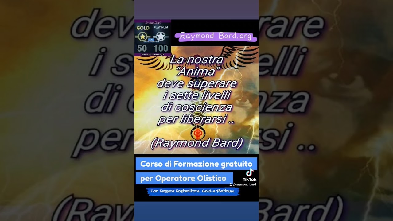 Livelli Evolutivi di Coscienza di Raymond Bard - Formazione personalizzata per operatori olistici