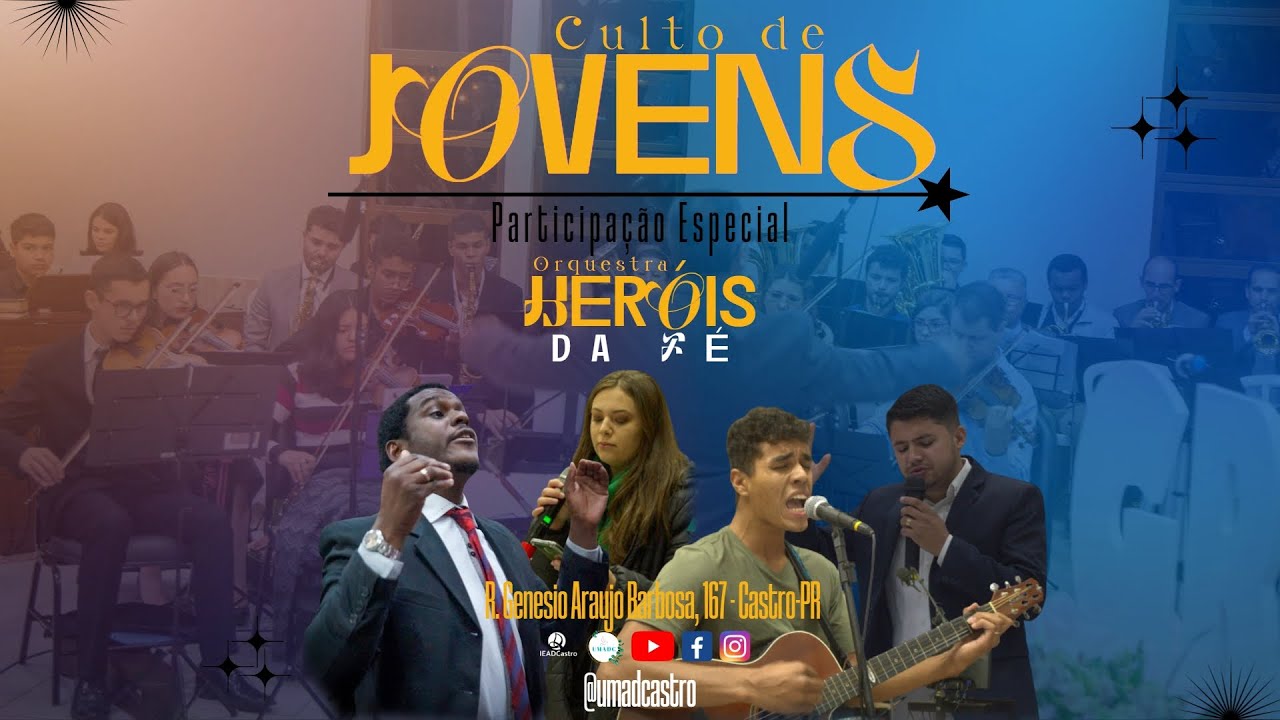 Culto de Jovens | Assembleia de Deus | Castro-PR | 25 03 23 | 