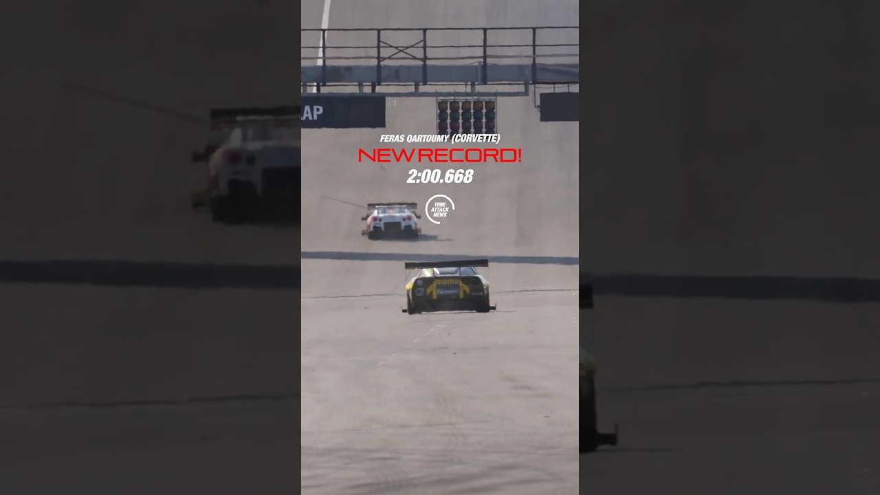 NEW RECORD! 1300hp C6 Corvette by Feras leads UNLIMITED Class at Super Lap Battle 2025! #timeattack