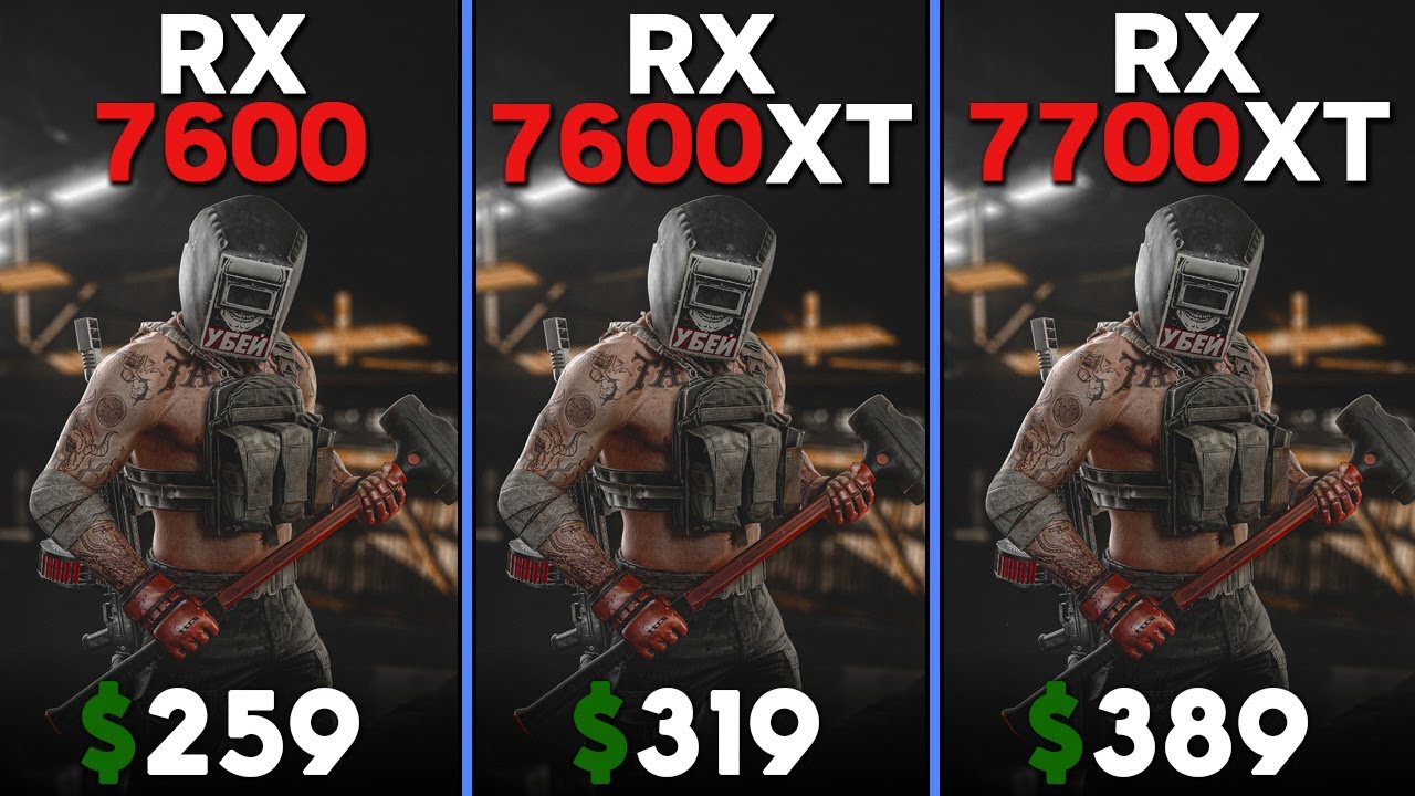 RX 7600 vs RX 7600 XT vs RX 7700 XT | Ryzen 5 7600 | Tested in 15 games