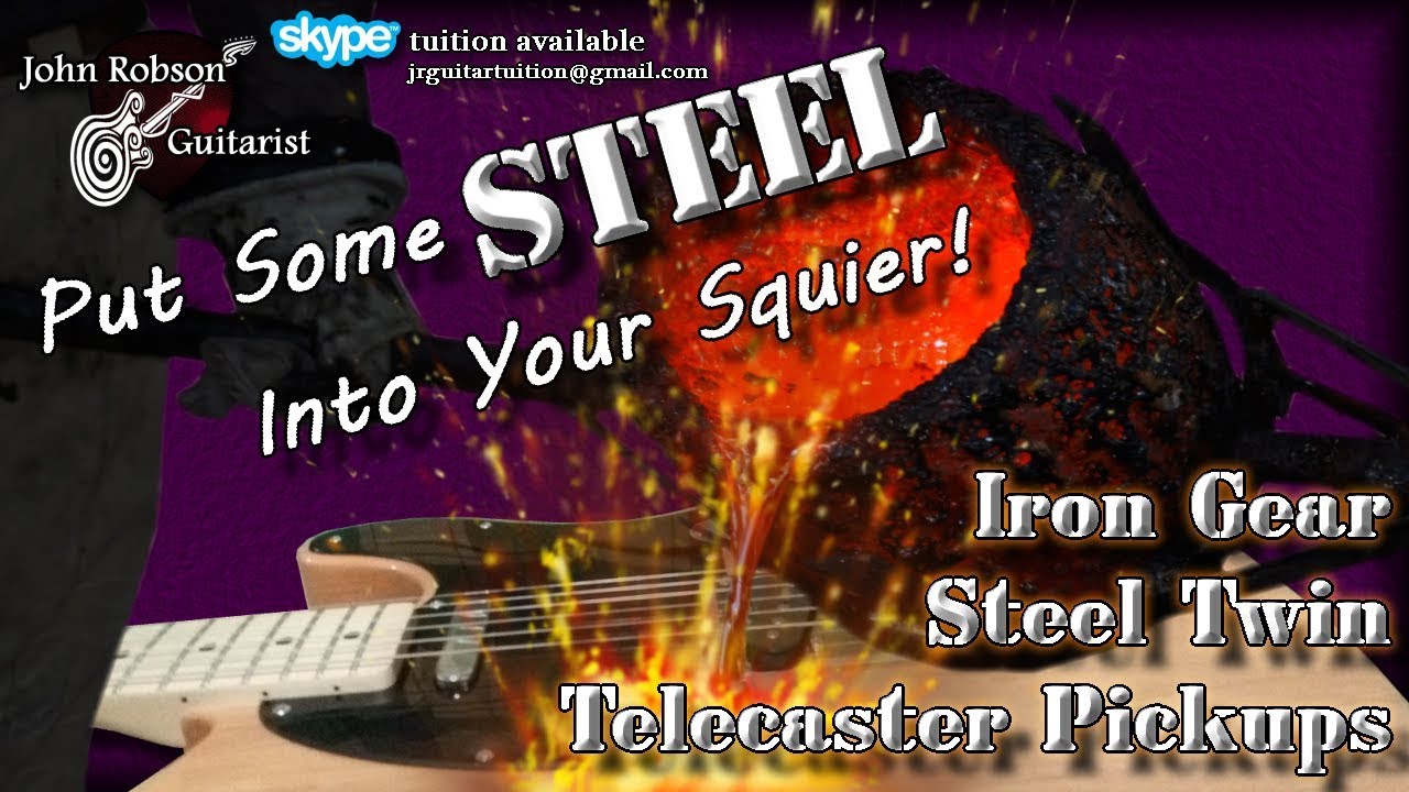 Put Some Steel Into Your Squier - Iron Gear Pickups Review & Demo