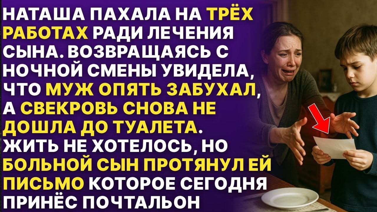 ОДНО ПИСЬМО ИЗМЕНИЛО ВСЁ! Мучения Наташи закончились...