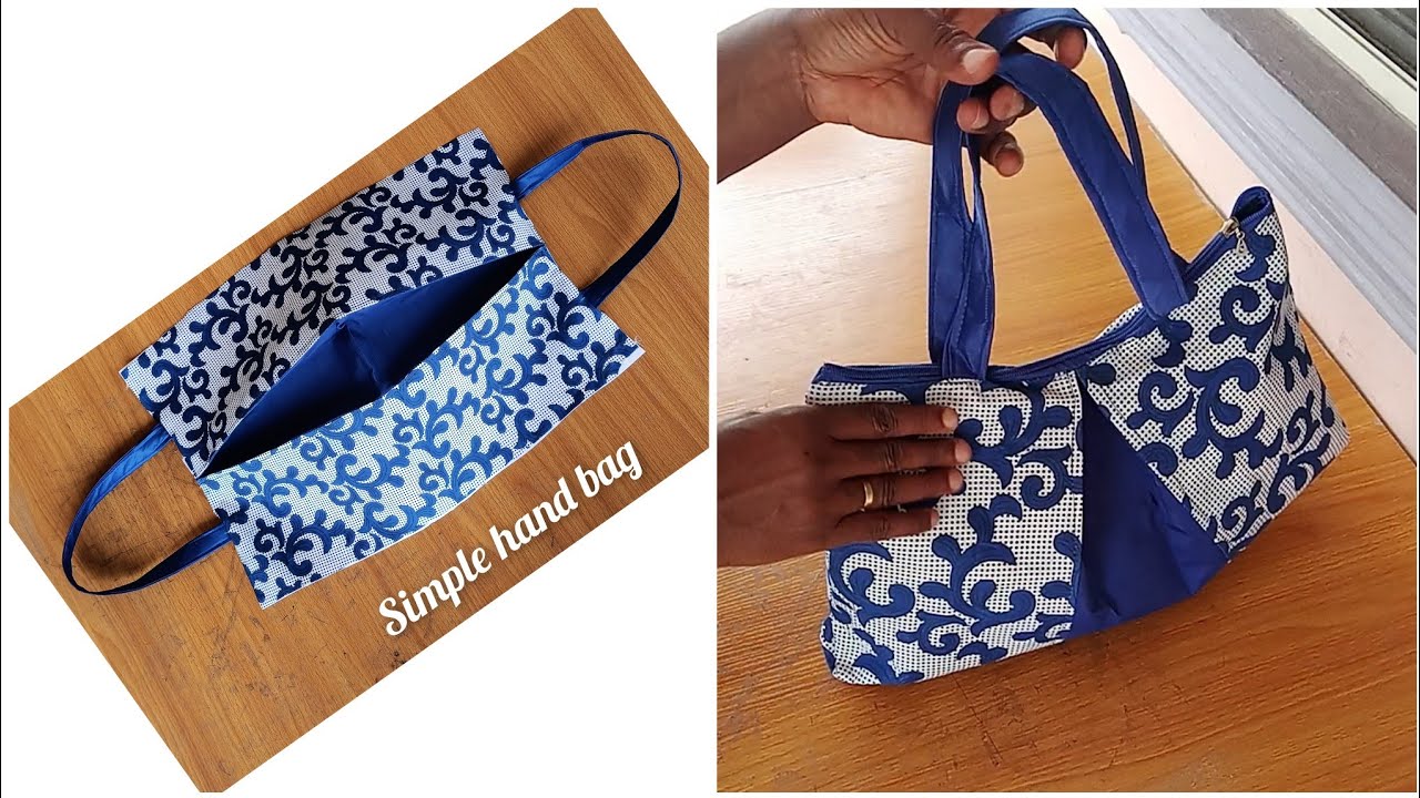 New pattern handbag  making at home // Cutting and stitching bag // Pouch // Purse