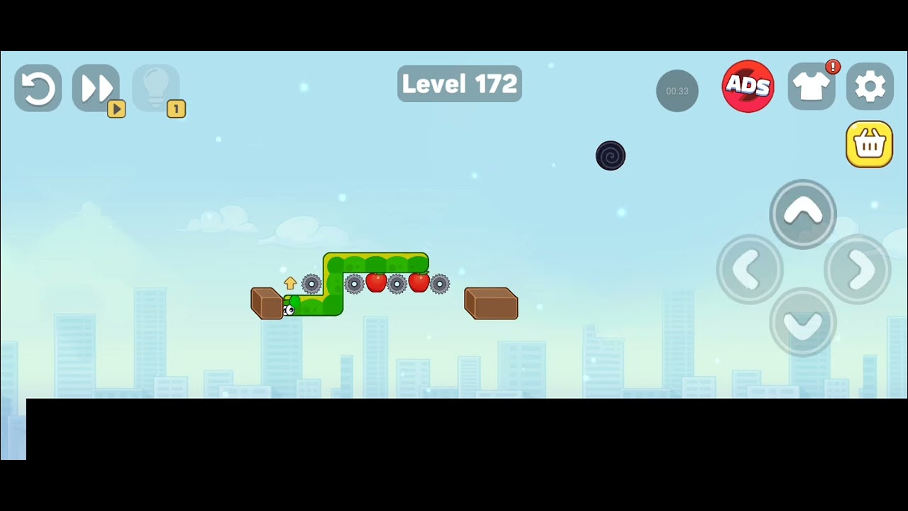 Snake Puzzle Slither To Eat Level 172 Walkthrough Gameplay Android,iOS 