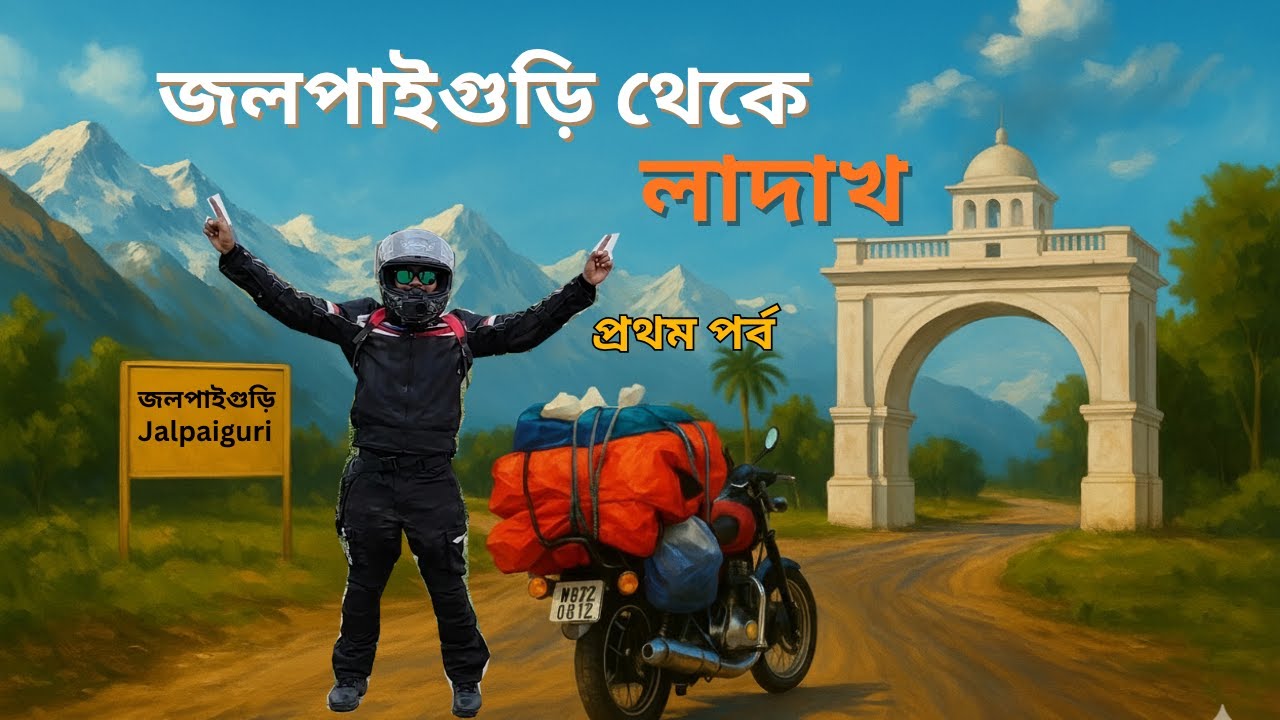 অ্যাকসিডেন্ট থেকে বেঁচে গেলাম।Jalpaiguri to Ladakh Bike Trip 2025।JPG to Patna E-West Corridor| EP1