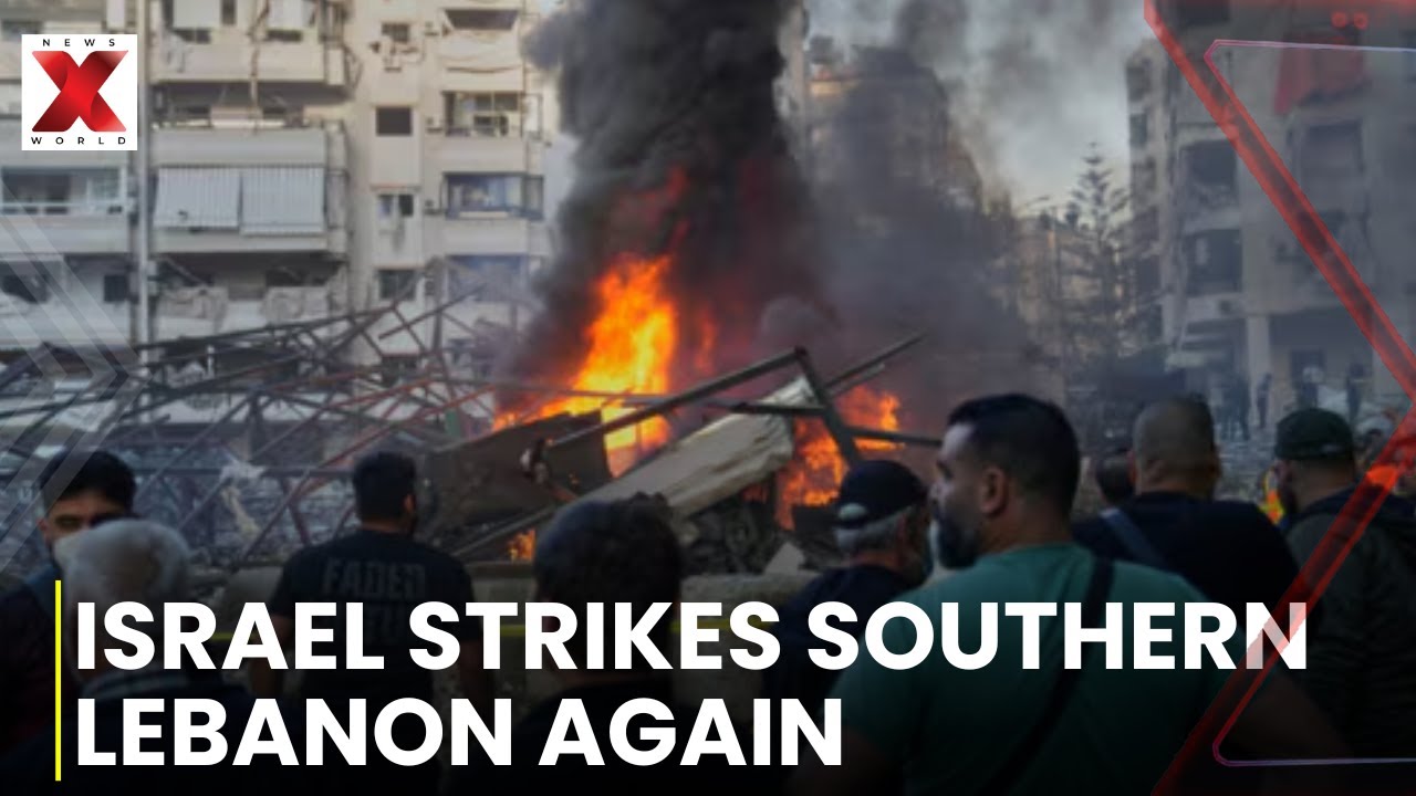 Israel Launches New Airstrikes on Southern Lebanon Amid Ceasefire Breach | NewsX World