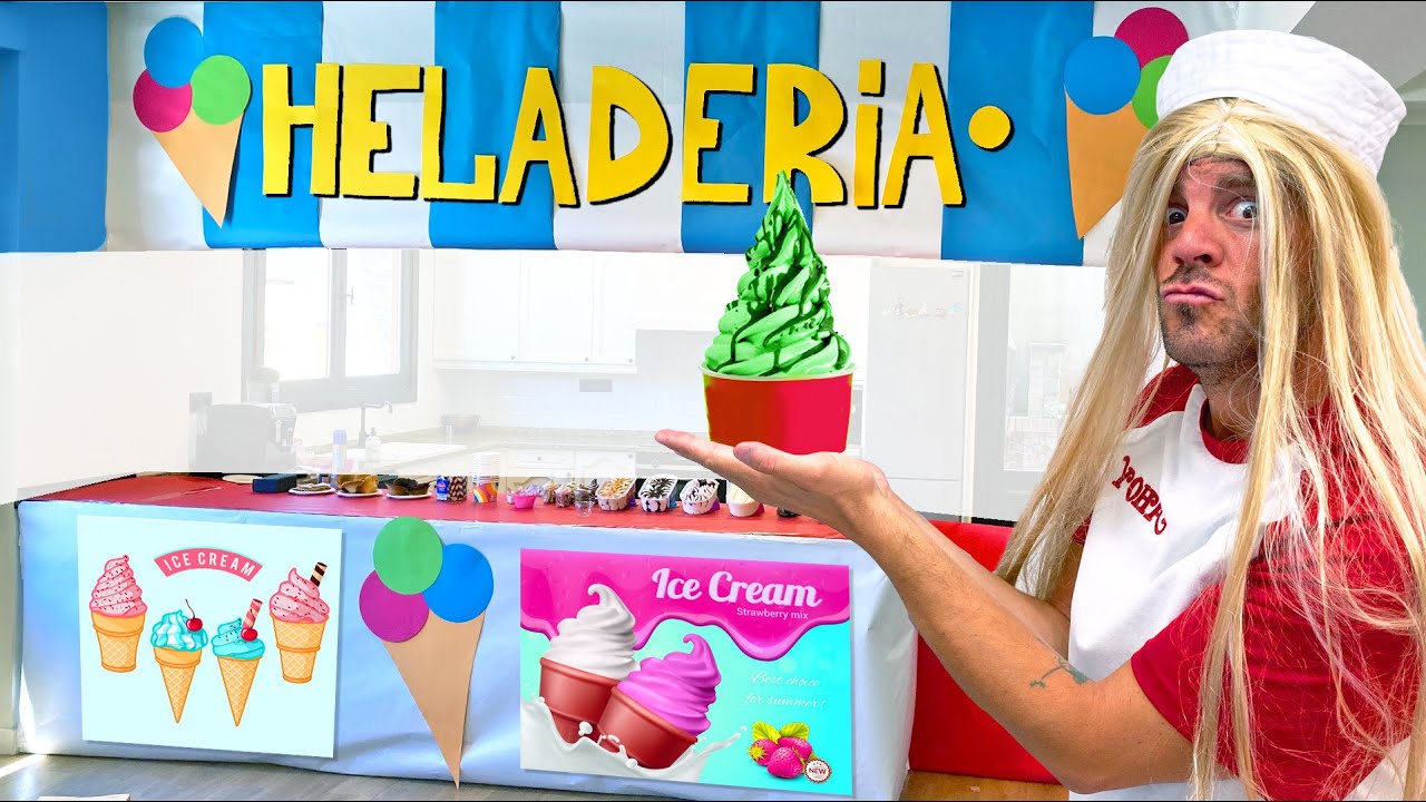 CONVIERTO MI CASA EN UNA HELADERIA CON LA PRIMA LUIS Itarte Vlogs
